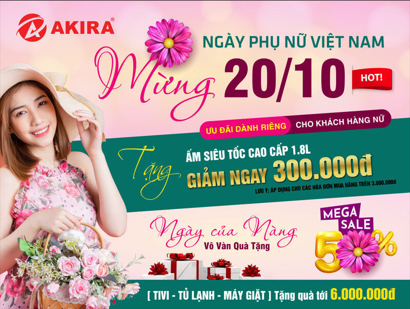 Darling Việt Nam khuyến mãi lớn mừng ngày 20/10