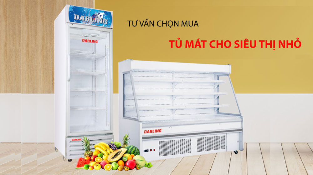 tư vấn chọn mua tủ mát cho siêu thị