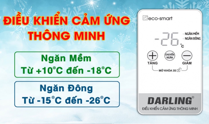 Bảng điều khiển tủ đông Darling DMF-4699WSI-4