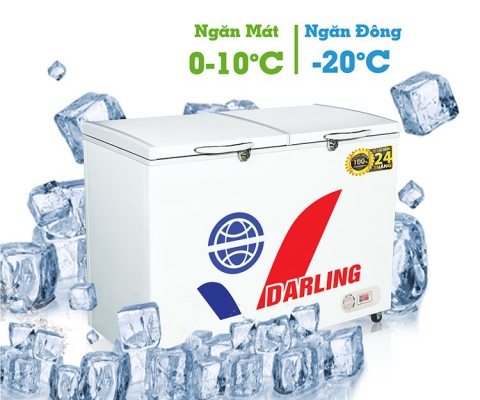 Tủ đông Darling DMF-2809WX - dàn lạnh đồng - 280L